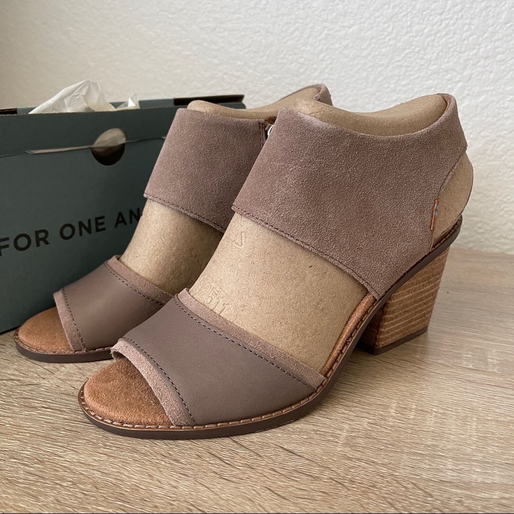 Toms Majorca Cut-Out Sandal - Taupe Grey